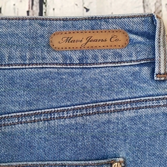 🆕️NWT Mavi Lindsay Raw Hem Light Wash Blue Denim Western Skirt Womens Sz Small - Picture 11 of 17